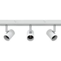 New vidaXL Takspotlight med strålkastare 38 x 6,5 x 11,5 cm Metall Vit