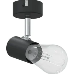 Online vidaXL Takspotlight med strålkastare 6,5 x 6 x 11,5 cm Metall Svart