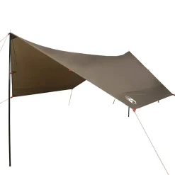 vidaXL Tarp brun 438x376x212 cm vattentät