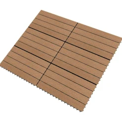 Discount vidaXL Terrassplattor 6 pcs 60 x 30 cm WPC Brun
