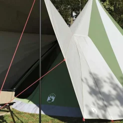 Discount vidaXL Tipi Tält med tak med lagring 510 x 690 x 330 cm taffeta Grön