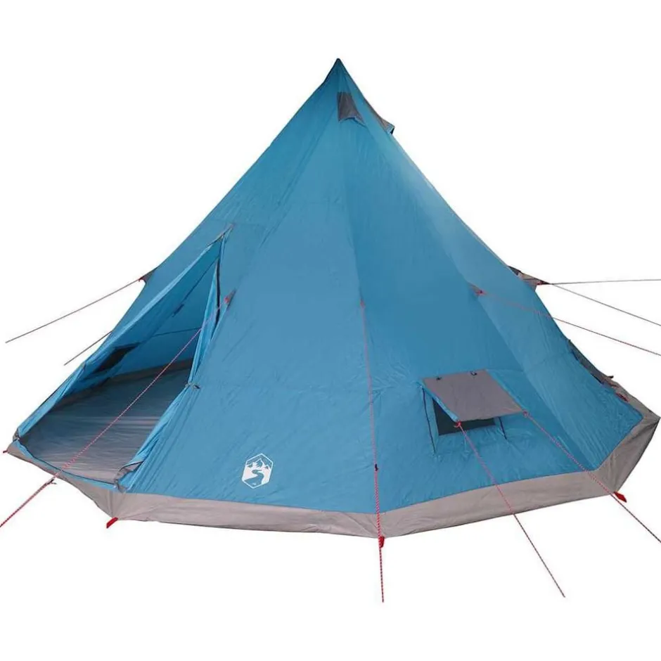 Online vidaXL Tipi Tält med tak med lagring 560 x 560 x 300 cm taffeta Blå
