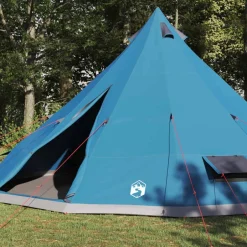 Online vidaXL Tipi Tält med tak med lagring 560 x 560 x 300 cm taffeta Blå