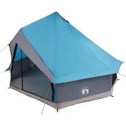 Online vidaXL Tipi Tält med tak med lagring 400 x 346 x 250 cm taffeta Blå