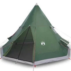 vidaXL Tipi-tält 4 personer grön vattentätt