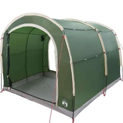 Best vidaXL Tält med tak med lagring 268 x 240 x 191 cm Polyester Grön