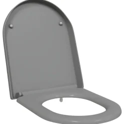 vidaXL Toalettstol Grå 49 x 36 x 4 cm Duroplast