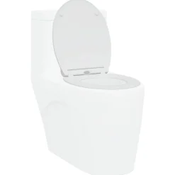 Outlet vidaXL Toalettstol 47 x 37,5 x 3,8 cm Duroplast Vit