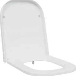 vidaXL Toalettstol Vit 47,5 x 35 x 3,6 cm Duroplast