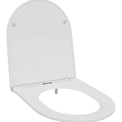 vidaXL Toalettstol Vit 47 x 36 x 3,4 cm Duroplast