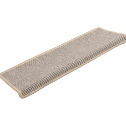 Clearance vidaXL Trappmattor 15 st 65x21x4 cm färgade rektangulära kanter Silver