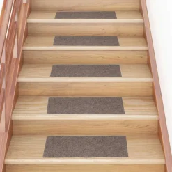 Clearance vidaXL Trappmattor självhäftande 15 st 60x25 cm rektangulära Beige