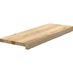 Clearance vidaXL Trappstegsmattor 4 pcs obehandlad 70x25x2 cm massiv ek Naturfärg