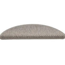 Outlet vidaXL Trappstegsmattor självhäftande sisal 15 st 56x17x3 cm Silver