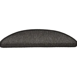 vidaXL Trappstegsmattor självhäftande sisal 15 st 56x17x3 cm antracit