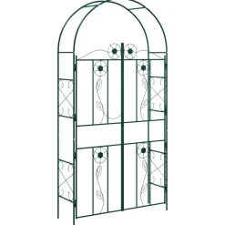 Discount vidaXL Trädgårdsbåge Enfärgad 115 x 37 x 226 cm Grön