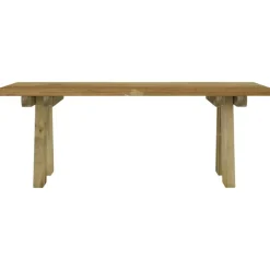 vidaXL Trädgårdsbänk 110 cm massiv impregnerad furu