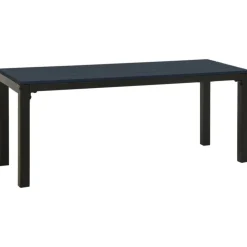 Online vidaXL Trädgårdsbänk 110 cm stål och WPC Svart