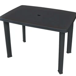 Online vidaXL Trädgårdsbord 101x68x72 cm plast Antracit