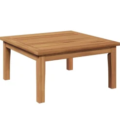 vidaXL Trädgårdsbord Brun Massivt teakträ