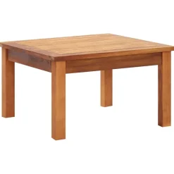 Hot vidaXL Trädgårdsbord 60x60x36 cm massivt akaciaträ Brun
