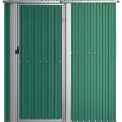 Sale vidaXL Trädgårdsskjul 180,5x97x209,5 cm galvaniserat stål Grön