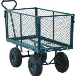 vidaXL Trädgårdsvagn grön 350 kg