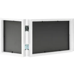 vidaXL Tredelad fotoram vit 28x18 cm+2x(13x18 cm)