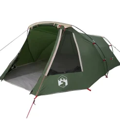 vidaXL Tunnel Tent 3-Person med tak Grön och Vit 328 x 228 x 115 cm