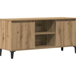 vidaXL Tv-bänk artisan ek 102x35x50 cm konstruerat trä