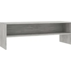 Hot vidaXL Tv-bänk 120x40x40 cm konstruerat trä Betonggrå