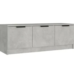 Discount vidaXL Tv-bänk 102x35x36,5 cm konstruerat trä Betonggrå