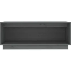 Sale vidaXL Tv-bänk 90x35x35 cm massiv furu Grå