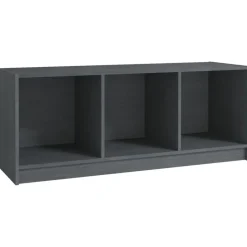 Sale vidaXL Tv-bänk 104x33x41 cm massiv furu Grå