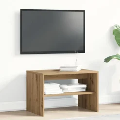 vidaXL TV-bänk hantverksmässig ek 60x40x40 cm konstruerat trä