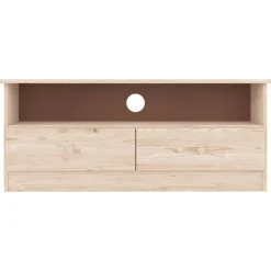 vidaXL Tv-bänk med lådor ALTA 100x35x41 cm massiv furu