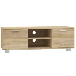 vidaXL Tv-bänk sonama-ek 120x40,5x35 cm konstruerat trä