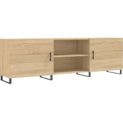 vidaXL Tv-bänk sonoma ek 150x30x50 cm konstruerat trä