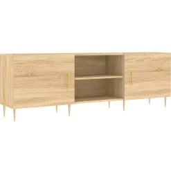 vidaXL Tv-bänk sonoma ek 150x30x50 cm konstruerat trä
