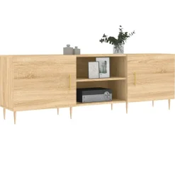 vidaXL Tv-bänk sonoma ek 150x30x50 cm konstruerat trä