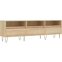 Discount vidaXL Tv-bänk sonoma-ek 150x30x44,5 cm konstruerat trä Sonoma ek