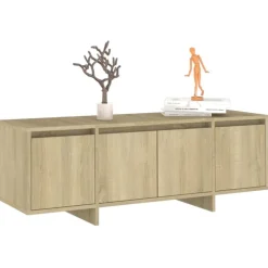 vidaXL TV-bänk sonoma-ek 120x30x40,5 cm konstruerat trä