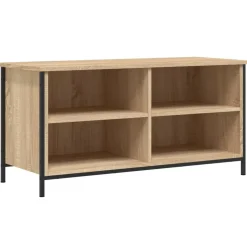 vidaXL Tv-bänk sonoma-ek 100x40x50 cm konstruerat trä Sonoma ek