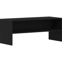 vidaXL TV-bänk svart ek 100x40x40 cm konstruerat trä