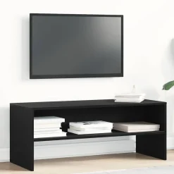vidaXL TV-bänk svart ek 100x40x40 cm konstruerat trä