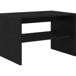 vidaXL TV-bänk svart ek 60x40x40 cm konstruerat trä