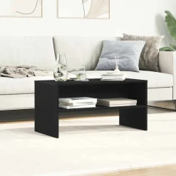 Online vidaXL TV-bänk 80x40x40 cm konstruerat trä Svart ek