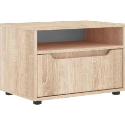 Outlet vidaXL TV-bänk VISNES 60x40x38 cm konstruerat trä Sonoma ek