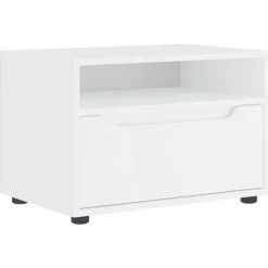 Online vidaXL TV-bänk VISNES 60x40x38 cm konstruerat trä Vit
