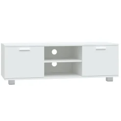 Hot vidaXL Tv-bänk 120x40,5x35 cm konstruerat trä Vit